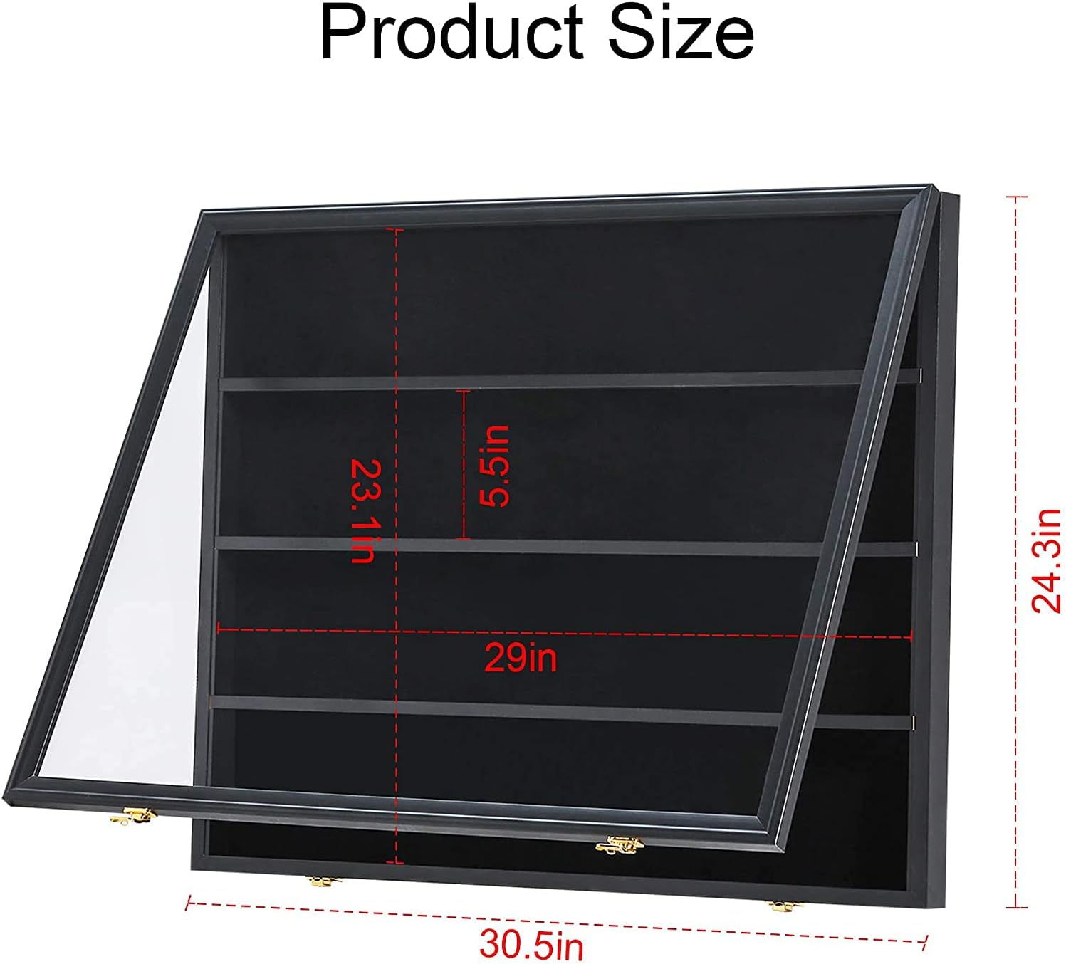 35 Graded Sports Card Display Case