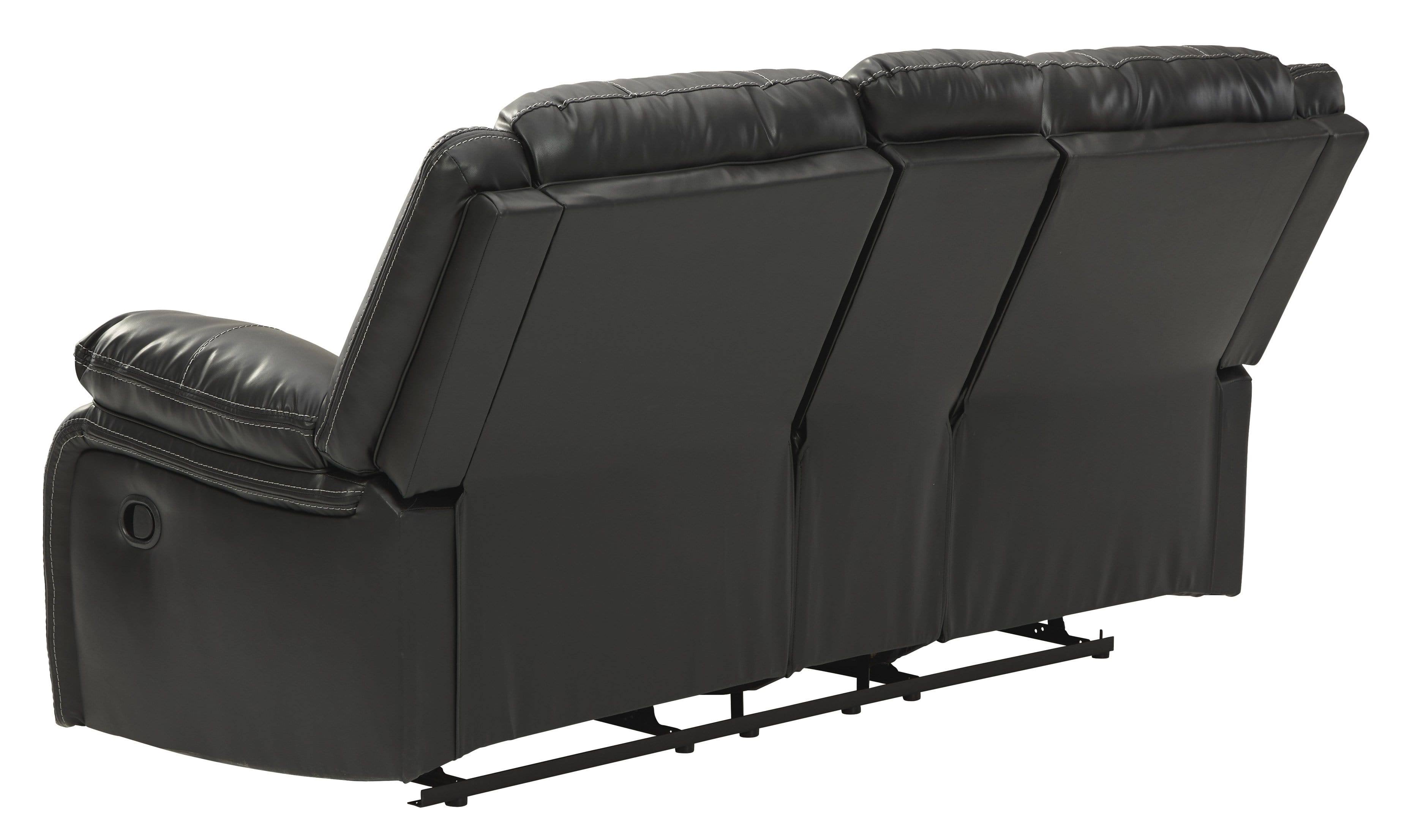 Ashley Calderwell Reclining Loveseat with Console