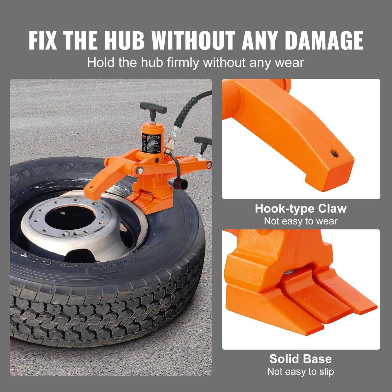 VEVOR Hydraulic Bead Breaker 10000 PSI Tire Bead Breaker with Metal Foot Pump - Sports Supplies Online Store
