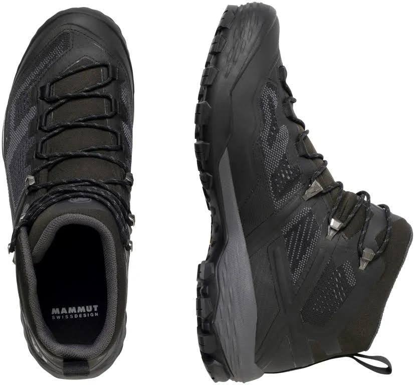 Mammut - Ducan Mid GTX Mens - 12 - Black-Dark Titanium