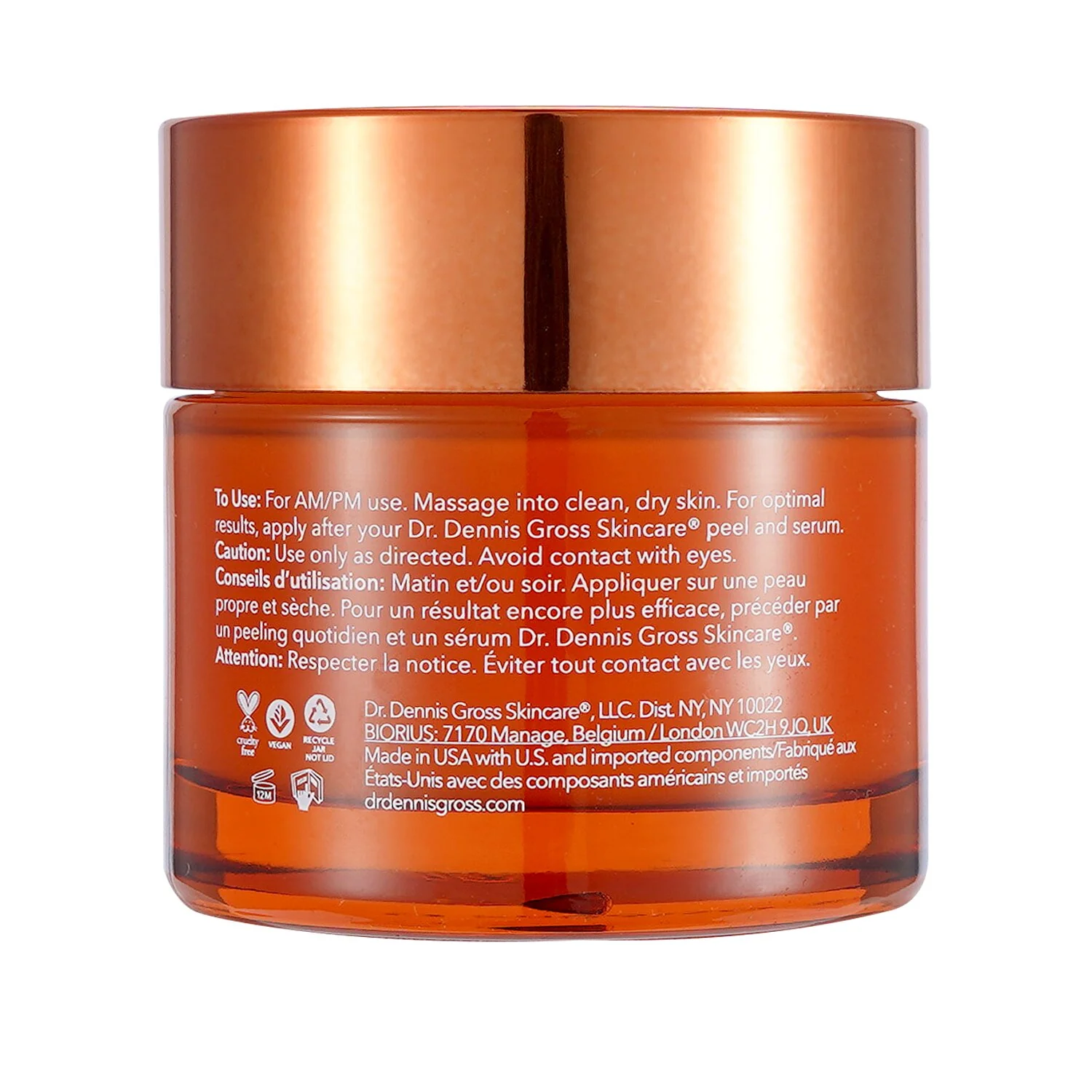 Dr Dennis Gross Vitamin C Lactic Dewy Deep Cream 60ml/2oz