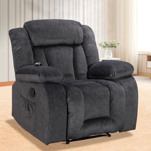 Recliner Chair, Oversized Rocker Recliners with 360 Degree Swivel Function, Multifunctional Recliner for Living Room Lazy Boy