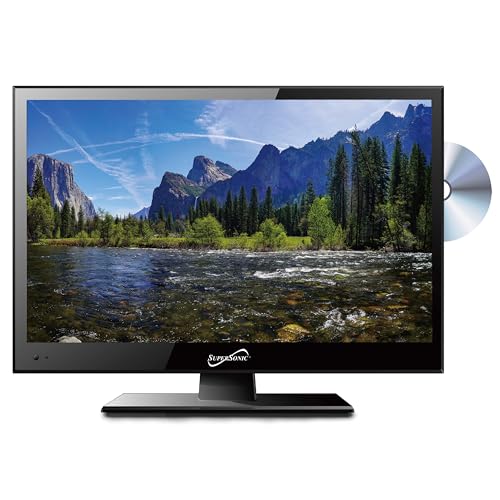 SuperSonic SC - 1080p LED Widescreen HDTV, Built-in DVD Player with HDMI, USB