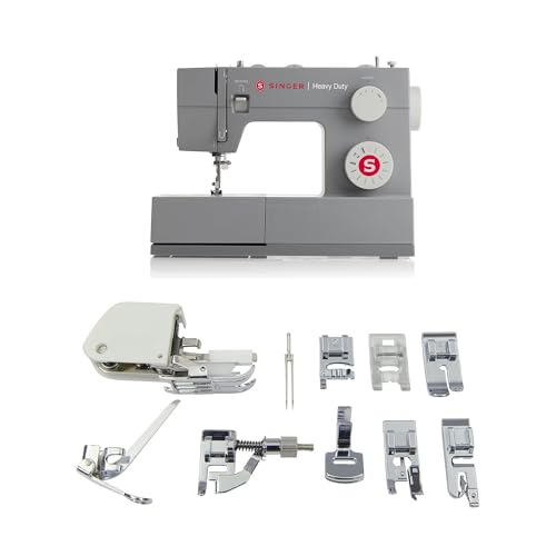 SINGER Heavy Duty 4411 High Speed Sewing Machine with Accessory Kit | Strong Motor With Enhanced Piercing Power, 69 Stitch Applications