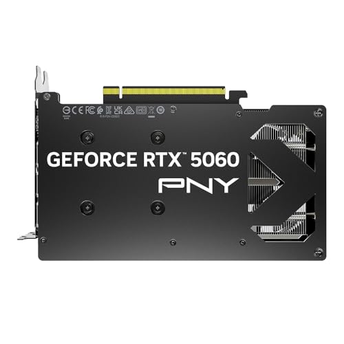 PNY NVIDIA GeForce RTX™ 5060 8GB ARGB Overclocked Triple Fan Graphics Card (DLSS 4, PCIe® 5.0, HDMI®/DP 2.1, 2-Slot, Epic-X™ RGB Lighting)