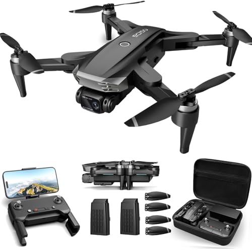 Drone with 4K UHD Camera for Adults, GPS Drones Auto Return, Brushless Motor, Follow Me, Circle Fly, 5G FPV Transmission