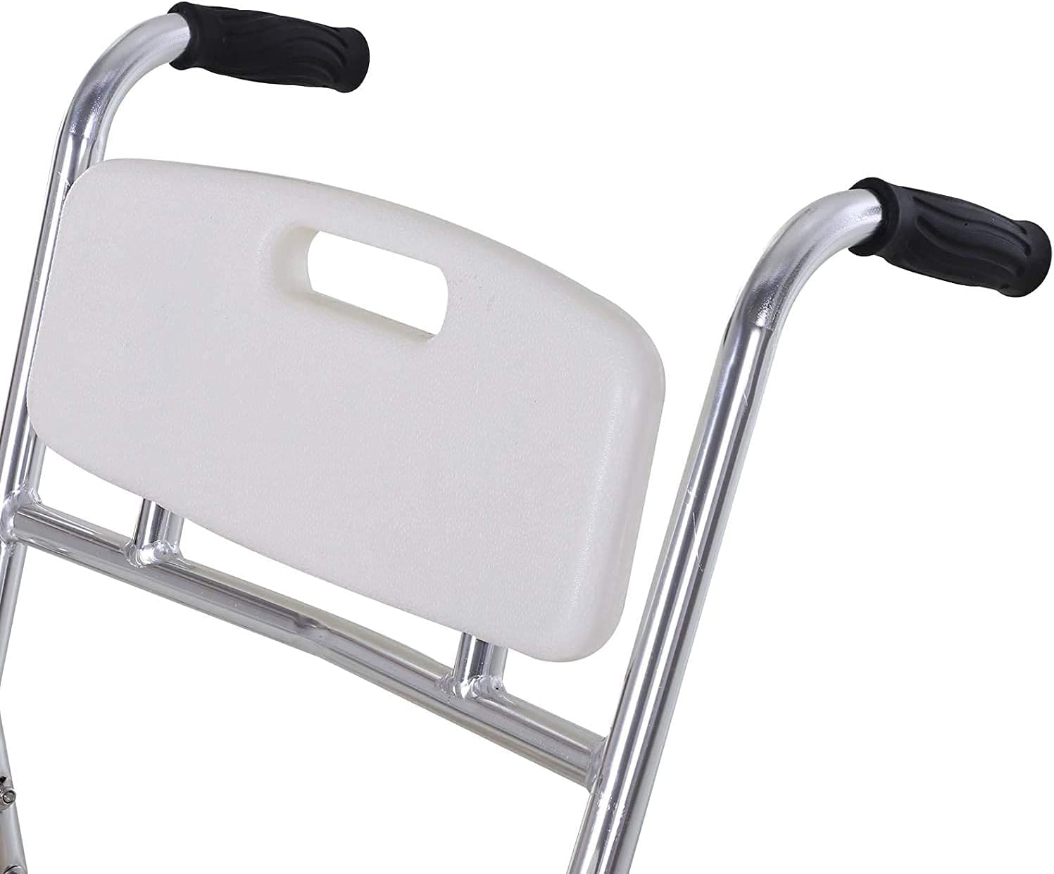 KOHARA Commode Chair,Toilet Chair Wheeled Commode,Wheeled Chair with Round Bowl and Footrests,Portable Bathroom Chair,Mobile Commode