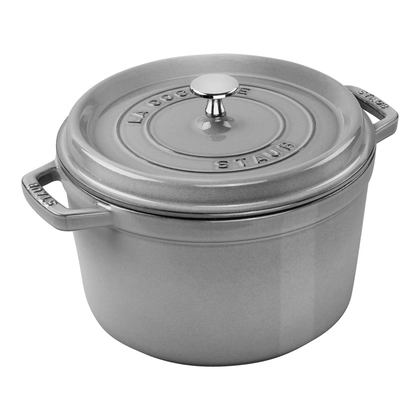 Staub 5 Qt. Cast Iron Tall Dutch Oven in Graphite