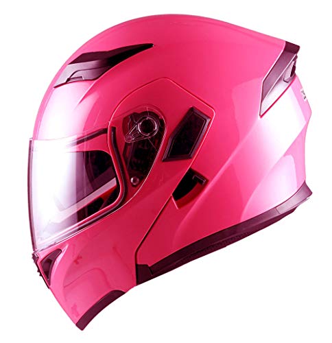 1Storm Motorcycle Modular Full Face Helmet Flip up Dual Visor Sun Shield: HB89