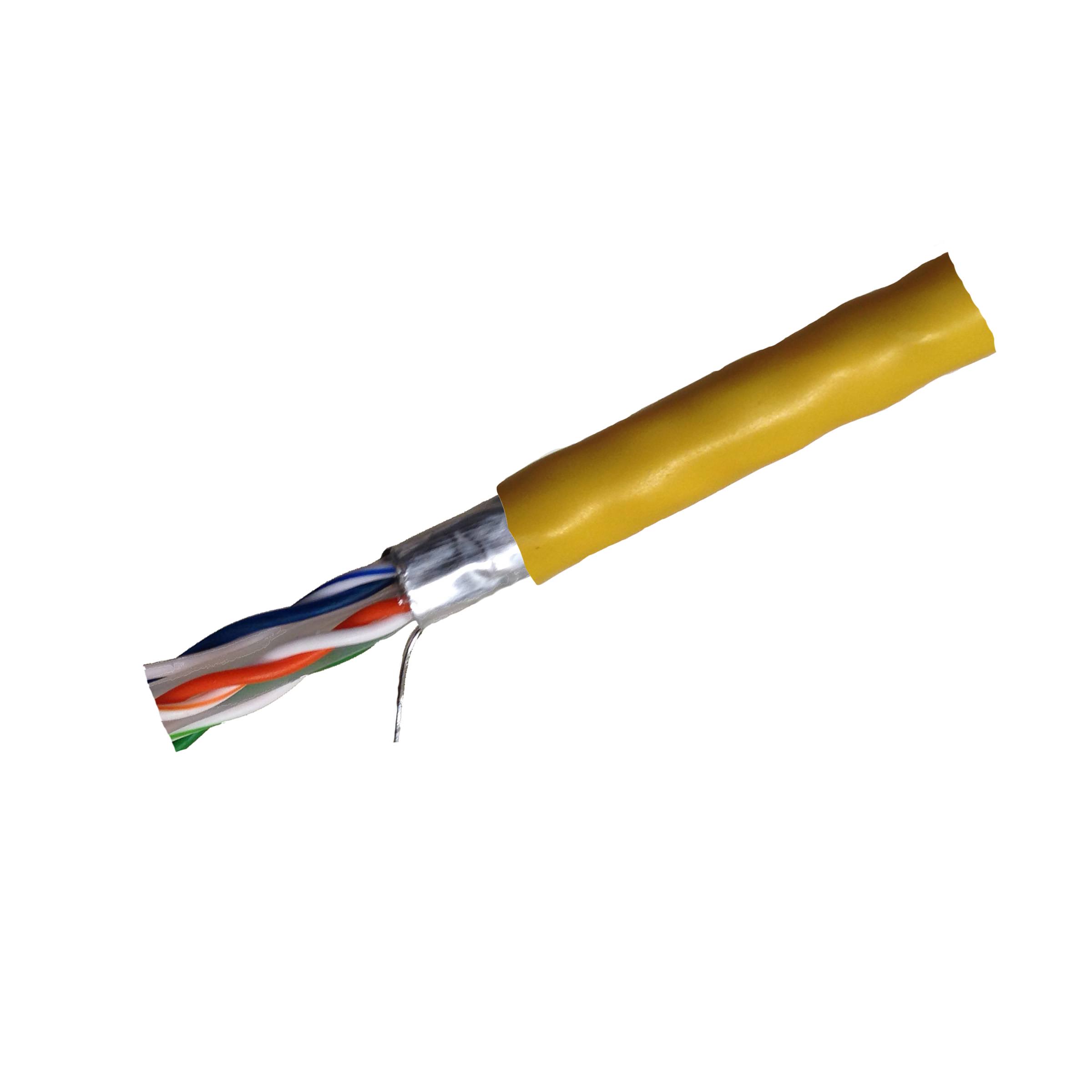 Cat6 Enhanced F/UTP Solid 4/23 CMP Plenum Ethernet Cable - C6EFTPSDP423