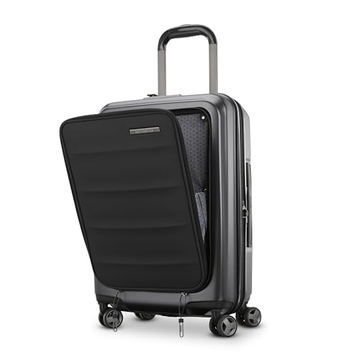 Samsonite Carry-On Pro Front Pocket Hardside Expandable 21-Inch Octiv Luggage: Durable & Impact Resistant, 360° Aero Trac Spinner Wheels