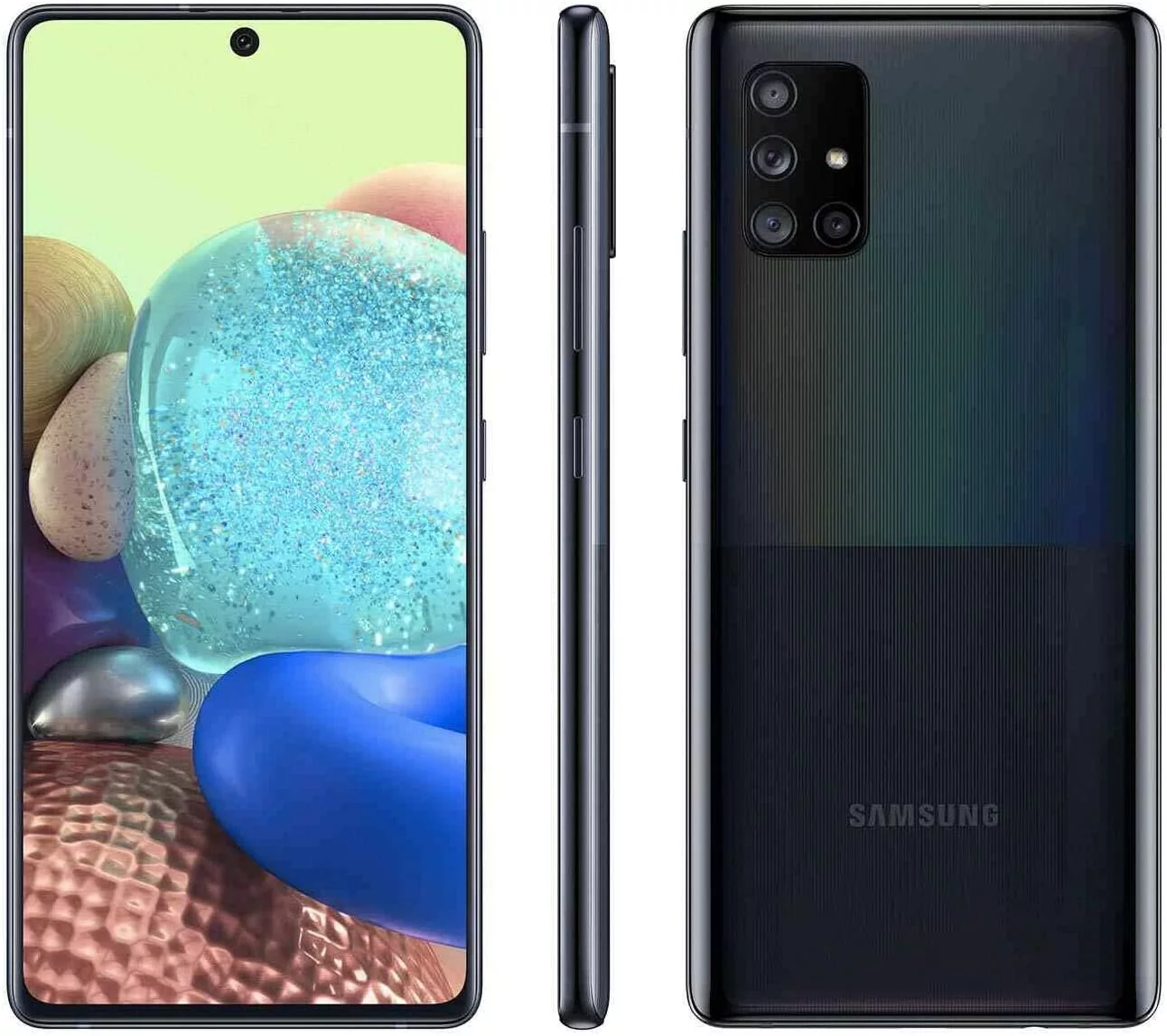 Restored Samsung Galaxy A71 A716U 5G 128GB Fully Unlocked Smartphone (Refurbished)