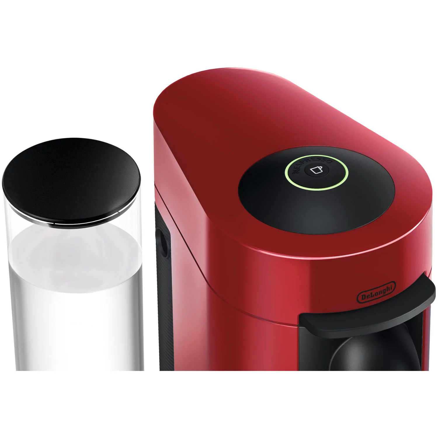 Nespresso VertuoPlus Coffee and Espresso Maker by De'Longhi, Cherry Red
