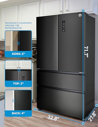 Commercial Cool 11.1 Cu. Ft. Convertible Freezer Refrigerator, Upright Fridge with Glass Shelves, Reversible Door, ENERGY STAR rated, Auto Defrost