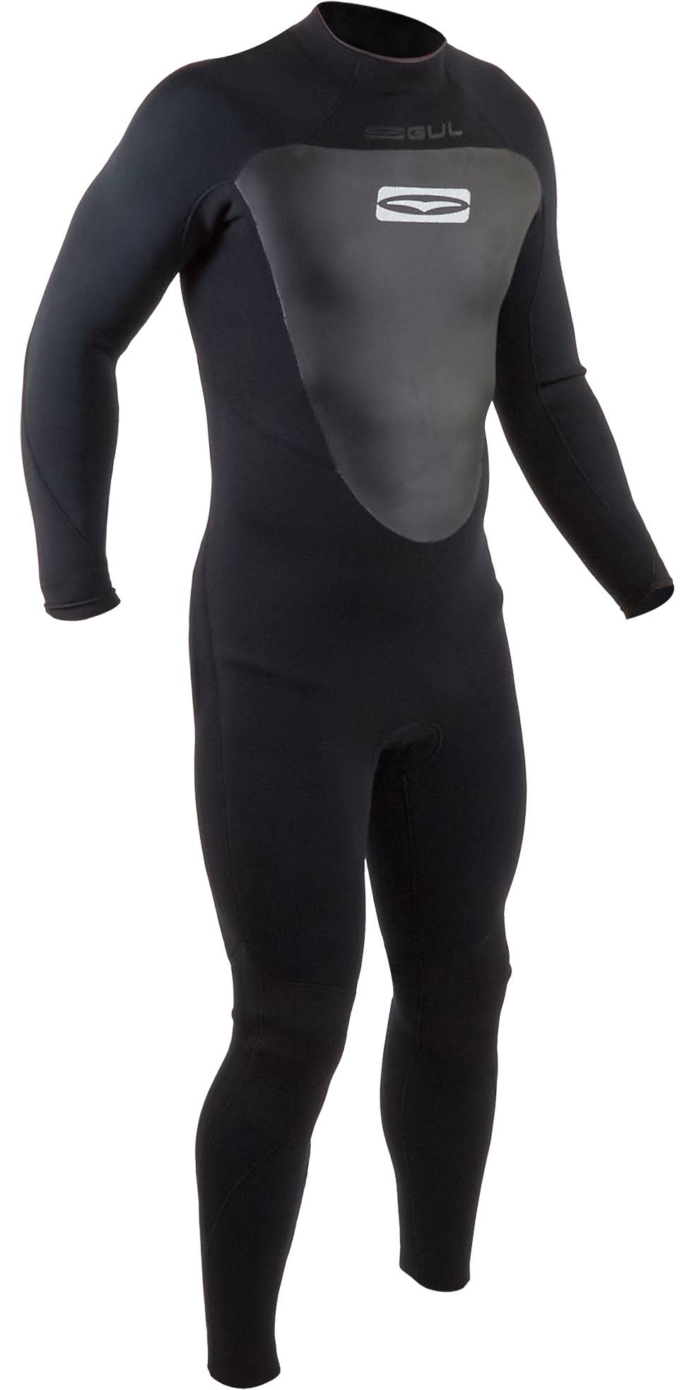 Gul Mens 3/2mm Response Back Zip Wetsuit - Black 2020