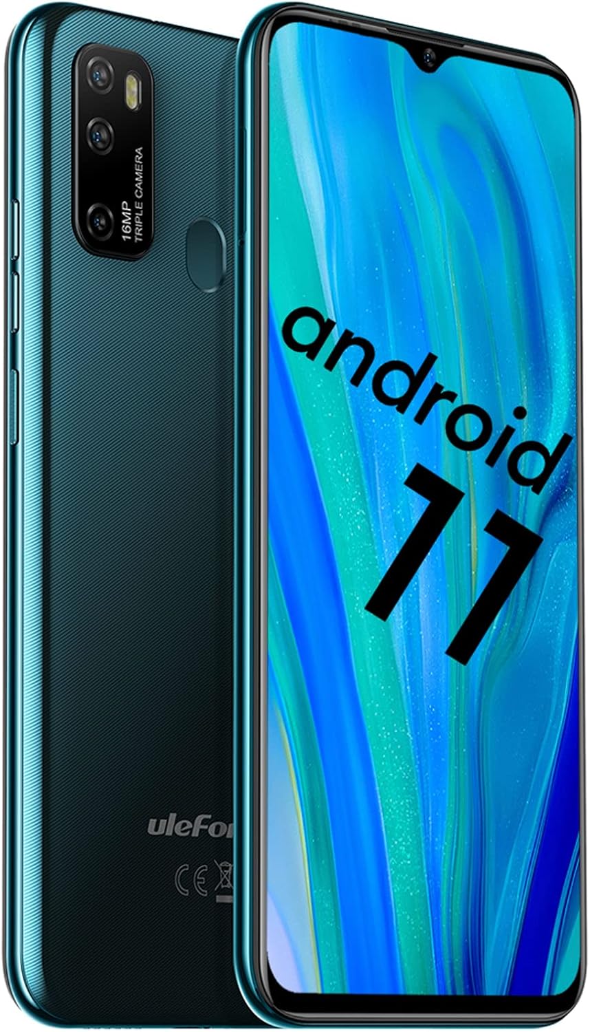 Unlocked Smartphones Ulefone Note 9P Android 11 Unlocked Cell Phones, Triple Rear Camera Triple Card Slots