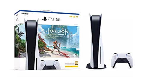 ANGIEHAIE 5 Disc Version PS5 Console Horizon Forbidden West Bundle - 4K-TV Gaming, 16GB GDDR6 RAM, 8K Output, WiFi.6. Ultra-High Speed 825GB SSD