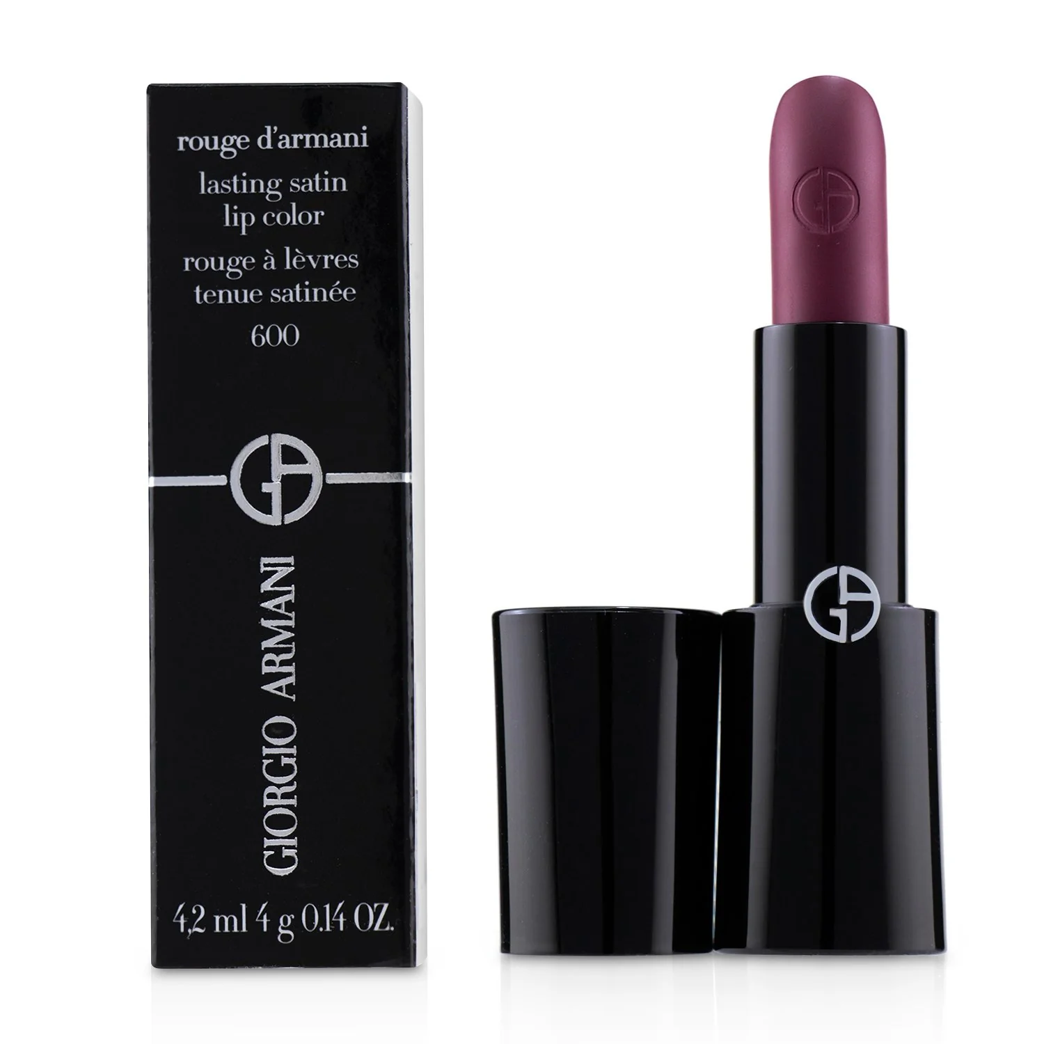 Giorgio Armani Rouge d'Armani Lasting Satin Lip Color - # 602 Night Viper  4g/0.14oz