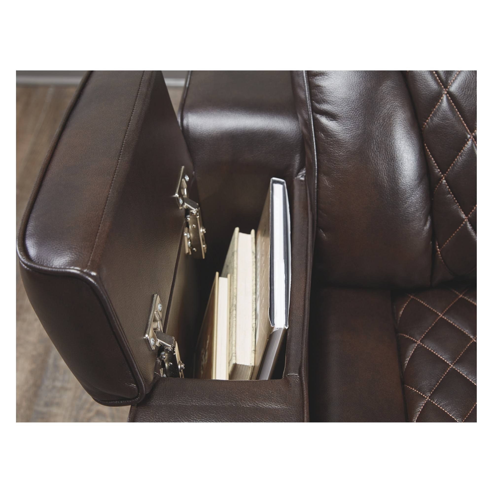 Signature Design Warnerton Chocolate Power Recliner by Ashley