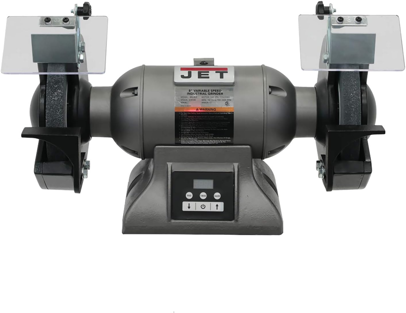 JET IBG-8VS, 8-Inch Variable-Speed Grinder, 1HP, 115/230V 1PH (578208)