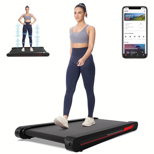 Sperax Walking Vibration Pad with APP, 3 in 1 Under Desk Treadmill, 2.5HP Low Noise Walking Treadmill Pad with Remote Control