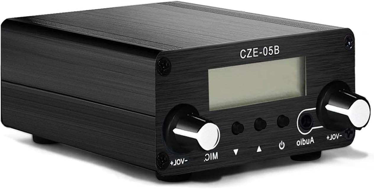 AZWang 0.5W FM Transmitter for Church 1000M Long Range Radio Broadcast Stereo Transmitters