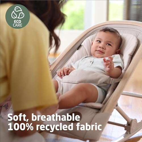 Maxi-Cosi Kori 2-in-1 Baby Bouncer Seat for Infants, Baby Rocker Chair, Portable Baby Bouncer, Classic Green