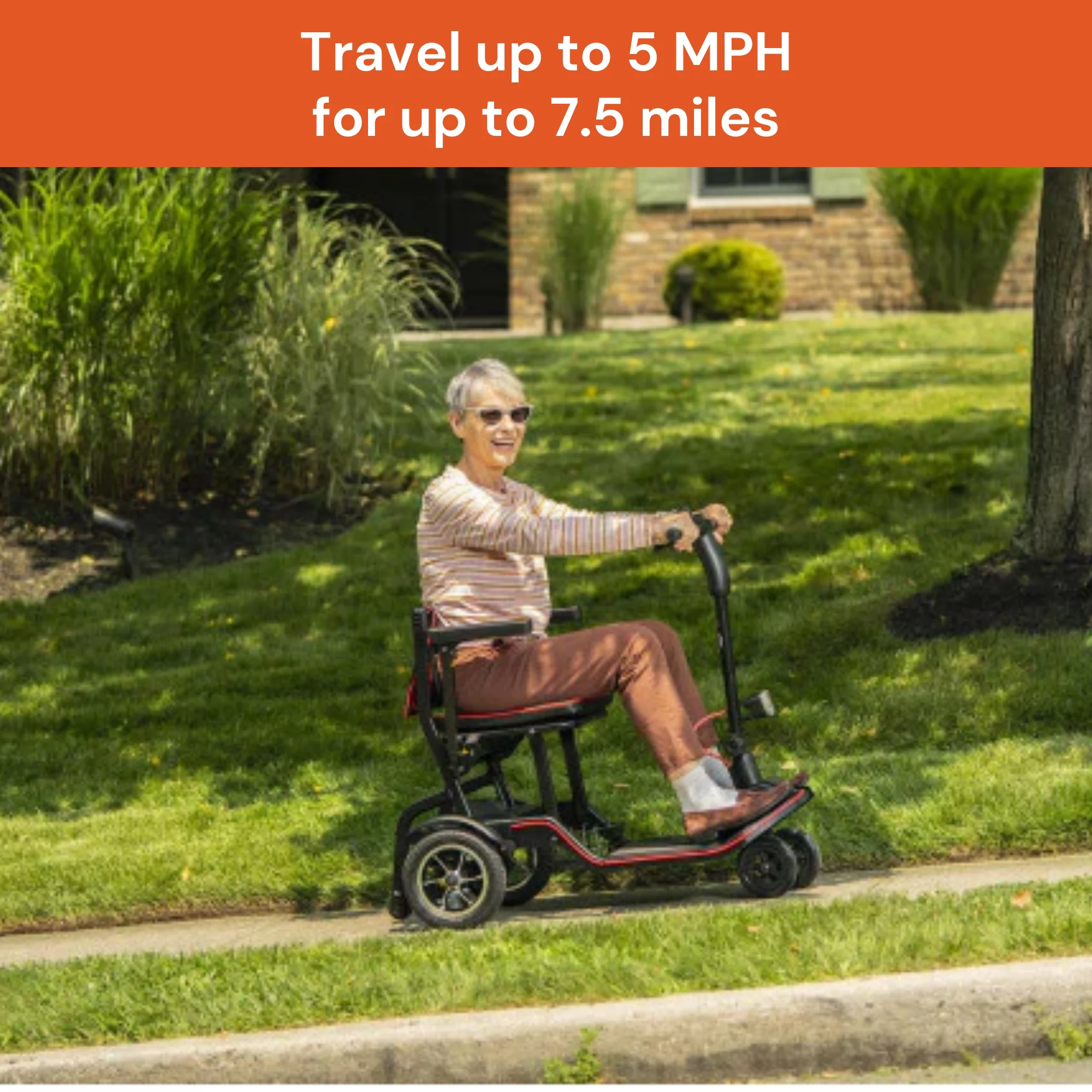 Feather Mobility Electric Wheelchair Scooter - Foldable, Travel Mobility Scooter, 37 lbs, 1 Ct