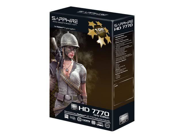 AMD Radeon Sapphire HD 7770 1GB GHz Edition