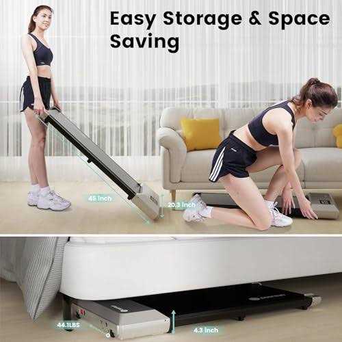 Deerrun Walking Pad 2 in 1 Treadmills for Home with Remote Control - Sports Supplies Online Store