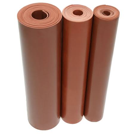 Rubber-Cal 20-114 SBR Sheet -65A- 1/16x22 x 3 ft W x 22 ft L - Red