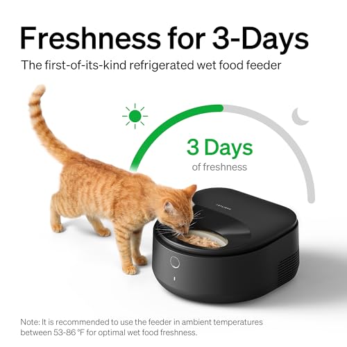 PETLIBRO Automatic Cat Feeder Wet Food Refrigerated New Upgraded APP Control,3 Days Freshness 3 Meals