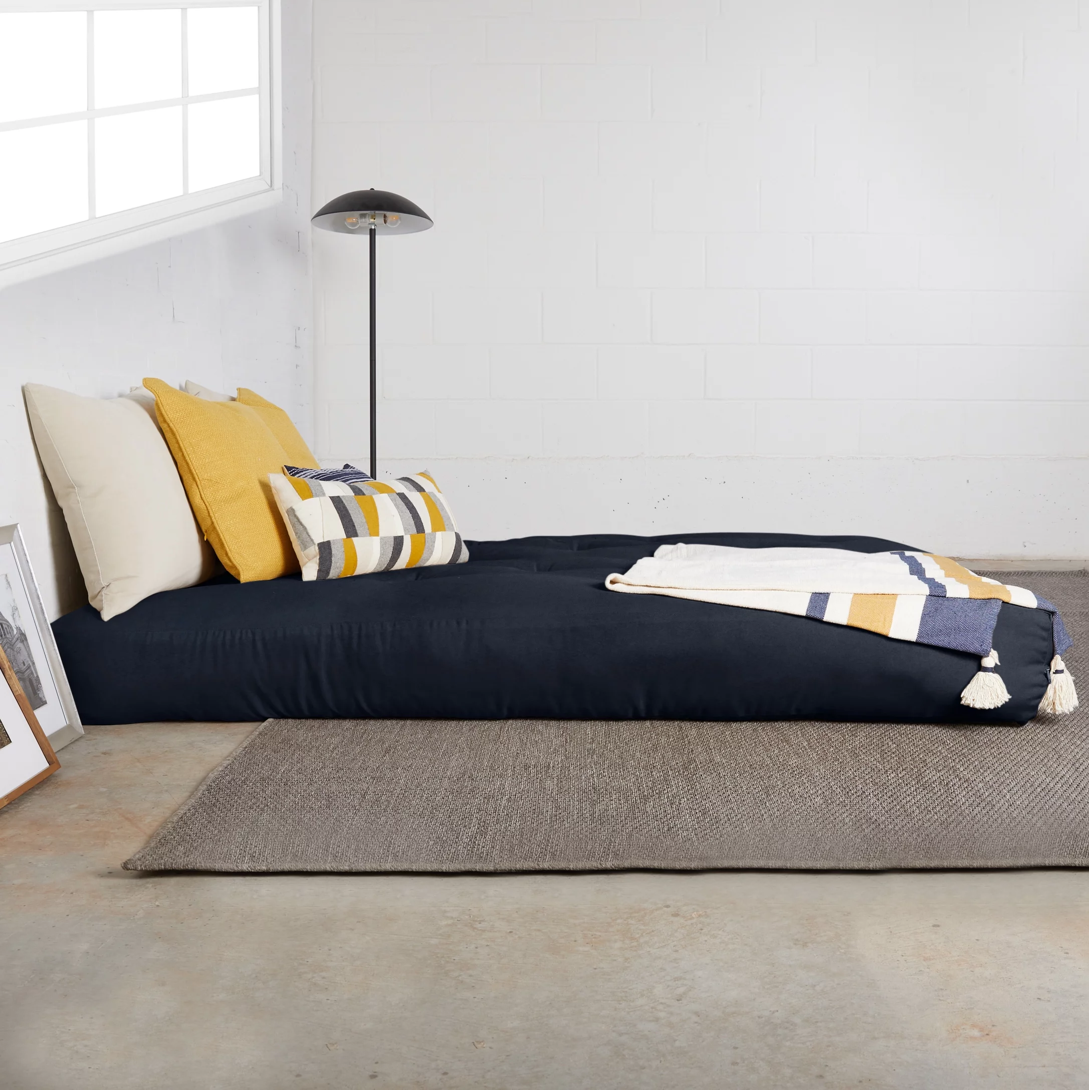 Sorra Home - 6 inch Reversible Tufted Futon Mattress, Queen Size