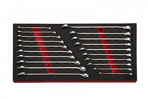BOXO USA Heavy Duty 159 pcs Metric & SAE Tool Set with 3 Drawers Carry Box