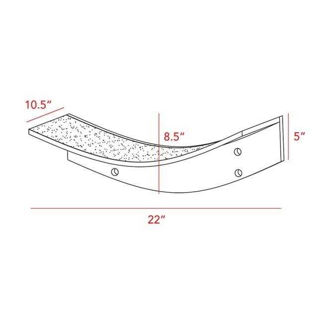 The Refined Feline Lotus Leaf Cat Shelf - Pet Supplies online store