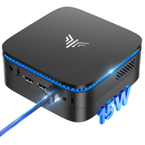 KAMRUI AK1 Plus Mini PC, Desktop Computer 12th N95(up to 3.4GHz) Mini PC 16GB RAM 512GB SSD, Micro PC Computer, Mini Tower PC Support 4K HDMI