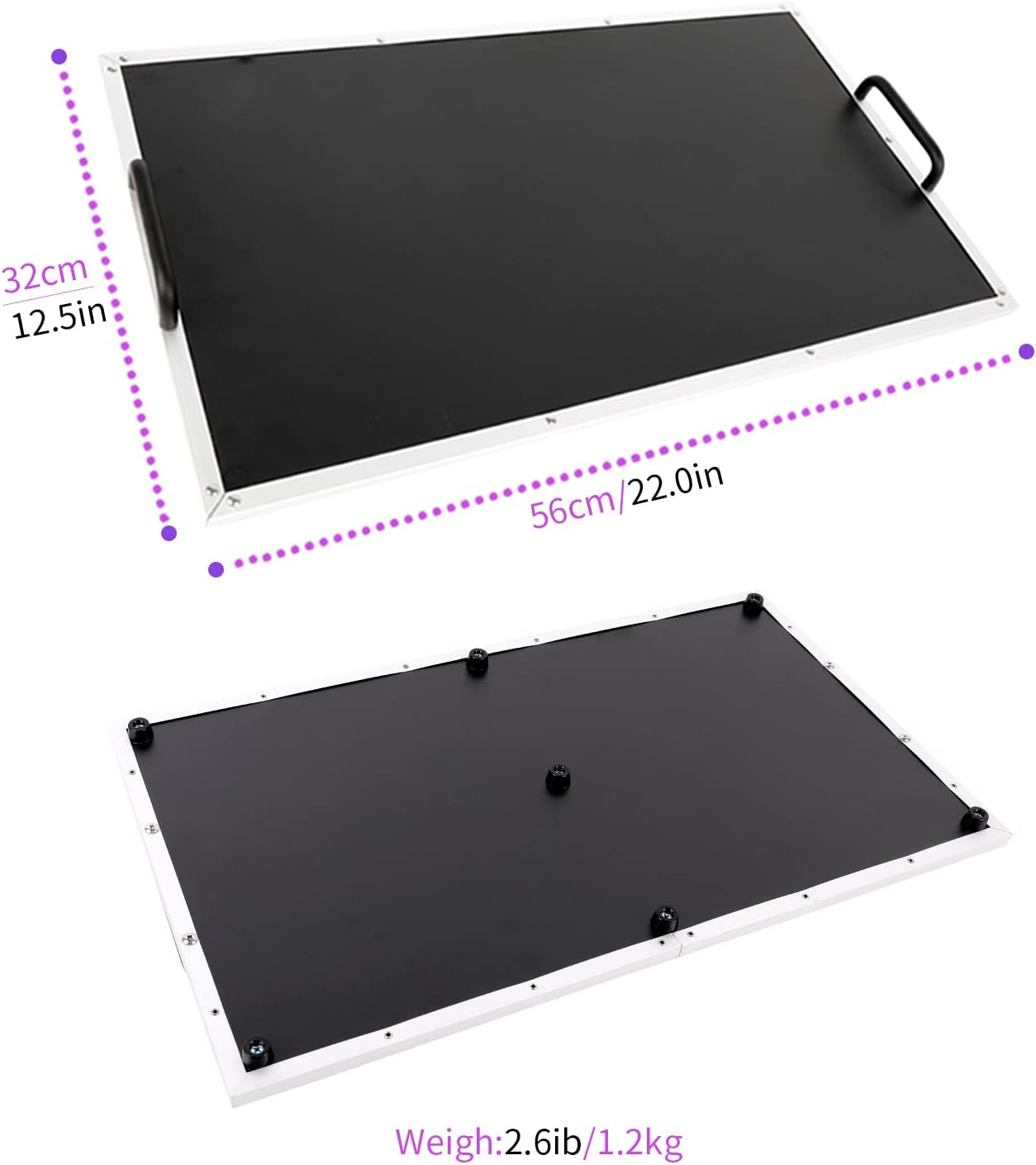 Ghost Fire Guitar Pedal Board Aluminum Alloy Effect Pedalboard with Carry Bag,V series (V-BABY MAX（Deluxe Edition）)
