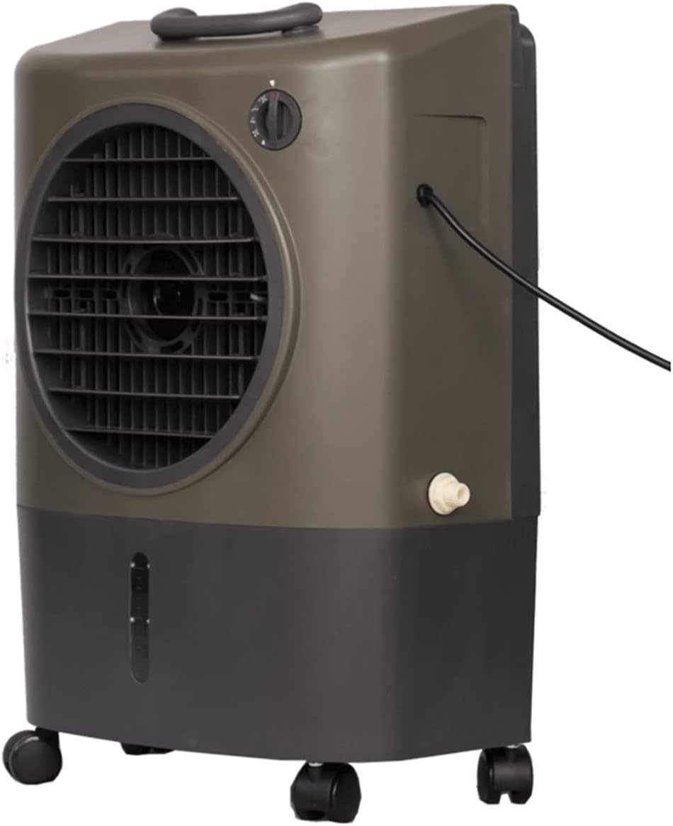 Hessaire MC18V Portable Evaporative Cooler, Green, 1300 CFM, Cools 500 Square Feet