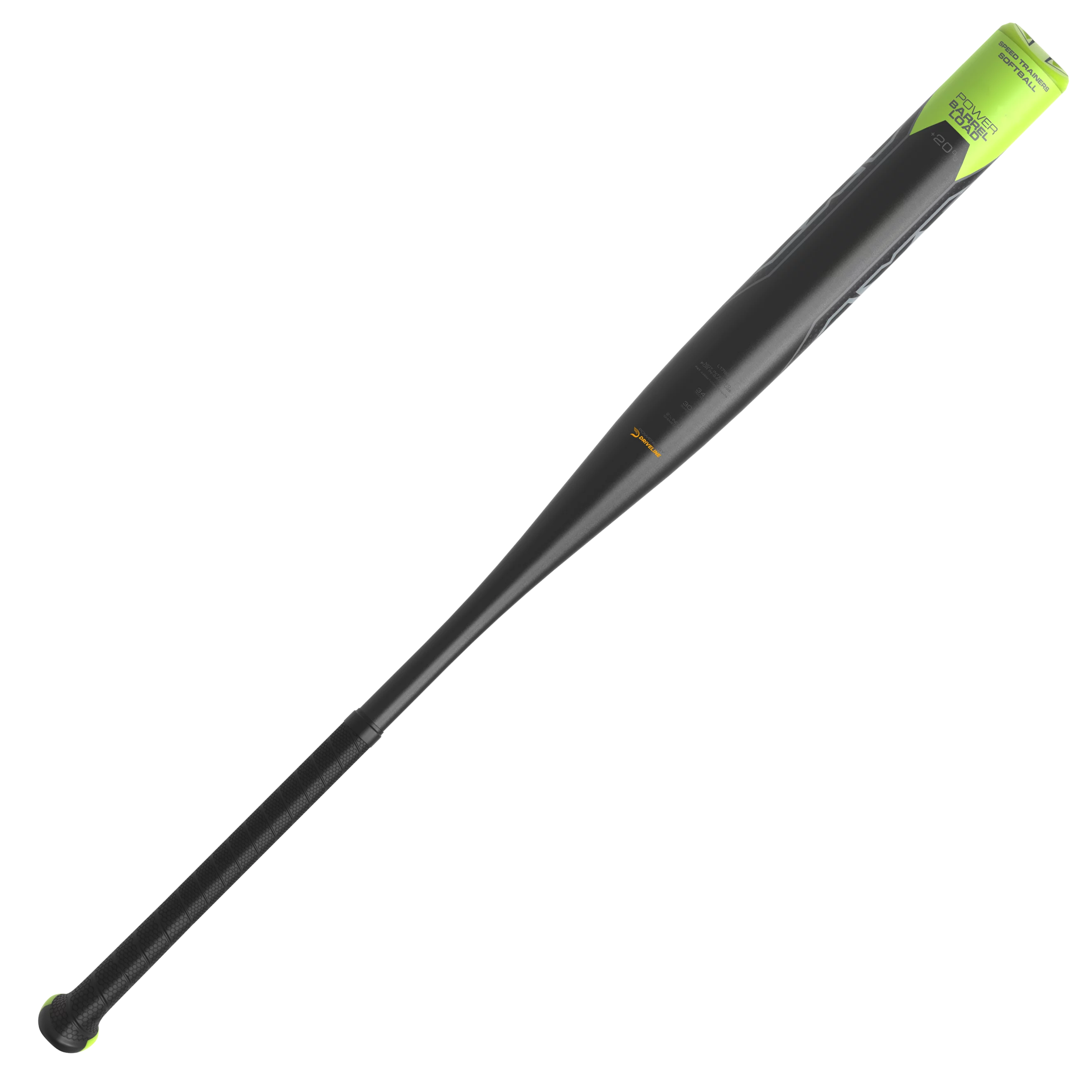 Axe Bat Fastpitch Softball Speed Trainers (+20% Barrel Load, +20% Handle Load), 2-1/4" Barrel, Program by Driveline Baseball, 34"