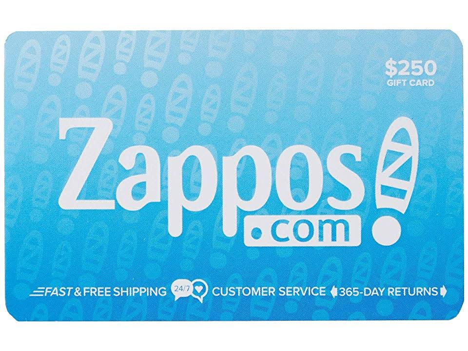 Zappos Gift Cards Gift Card - Dot Box Gift Cards Gifts 250 : One Size