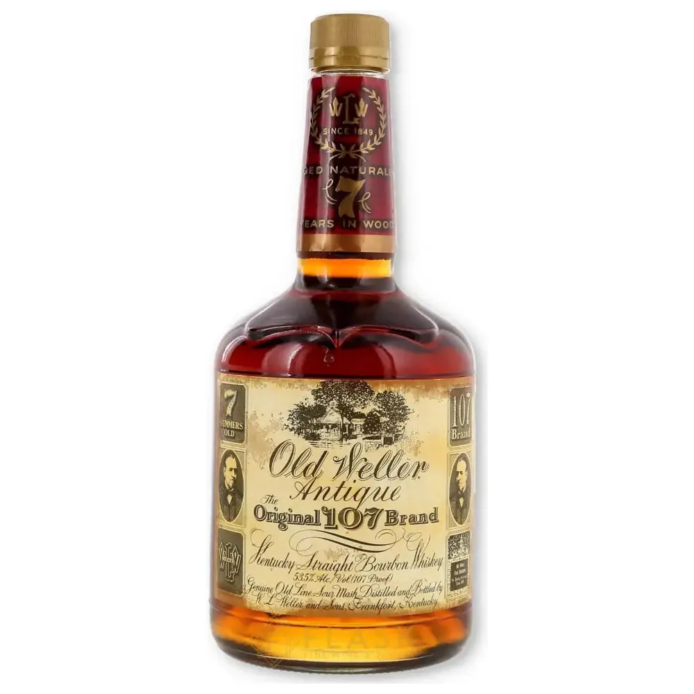 Old Weller Antique Original 107 Brand 7 Year Old Bourbon 2008 Squat Bottle - Nestor Liquor