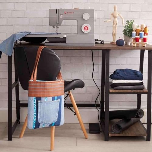 SINGER Heavy Duty 6380 Sewing Machine with Extension Table & Accessory Kit | Strong Motor with Enhanced Piercing Power, 110 Stitch Applications