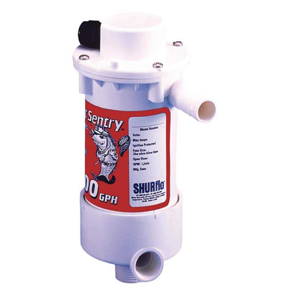 Shurflo Bait Sentry 1100 Magnetic Drive Livewell Pump