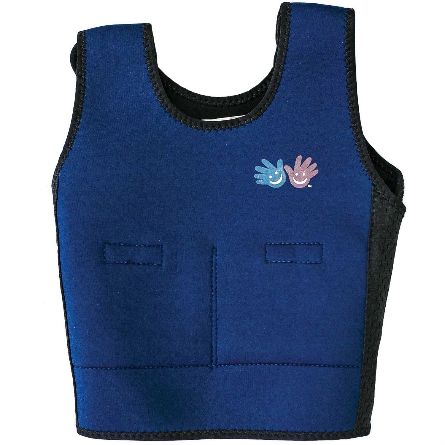 Fun and Function Blue Weighted Compression Vest for Kids &amp; Adults - Sports Supplies Online Store