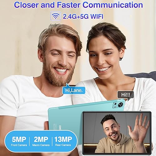 11 inch Android 13 Tablet 16GB+256GB Tablets with 1TB Expand, Octa-Core 2000 * 1200 2K FHD Display 13MP Camera, 8600mAh, Quad Speakers, 5G WiFi