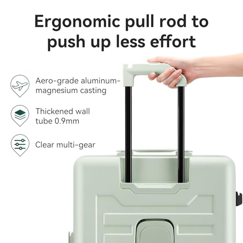 ROAMING Grace Expandable Carry On Luggage Airline Approved, 20 Inch Hardside Carry On Suitcase with Wheels