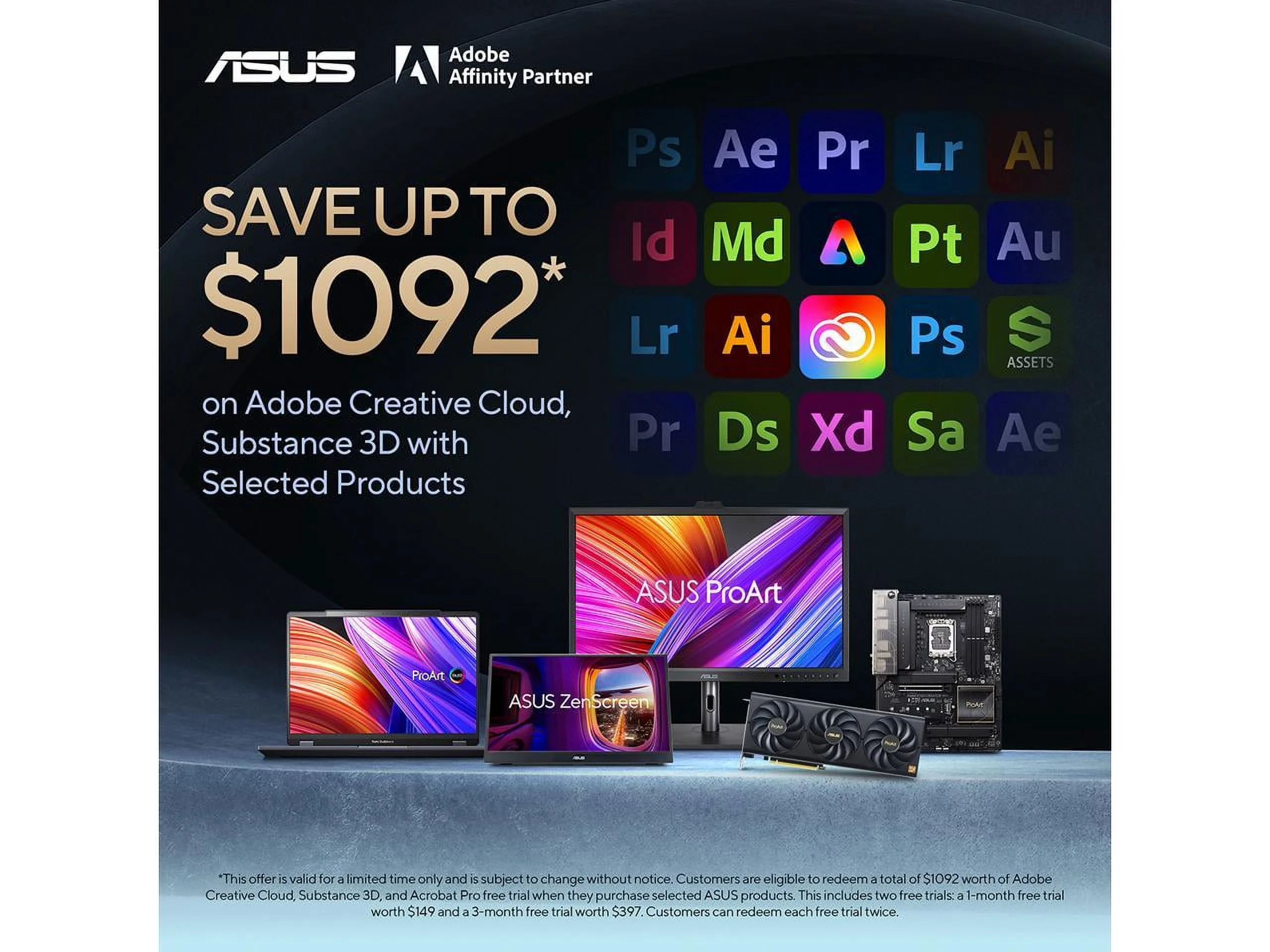 ASUS ZenScreen OLED MQ16AH Portable Monitor - 15.6-inch FHD (1920 x 1080), OLED, 100% DCI-P3, 1 ms Response Time, Delta E < 2, HDR-10, USB Type-C