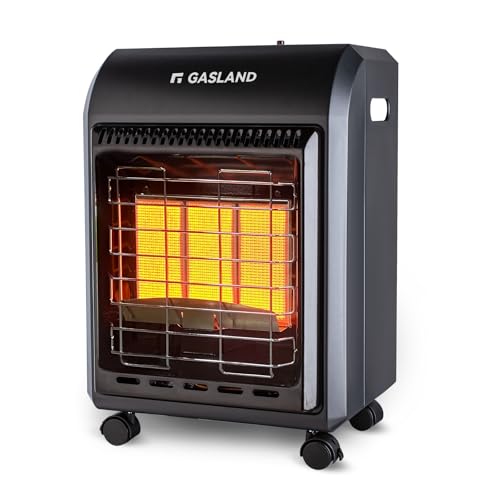 Gasland MHA18BN Propane Radiant heater, 18,000 BTU Warm Area up to 450 sq. ft, Portable LP Gas Heater for Garages, Workshops and Construction Sites