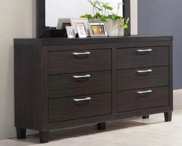 GTU Furniture Contemporary Styling Espresso Twin/Full/Queen/King Bedroom Set