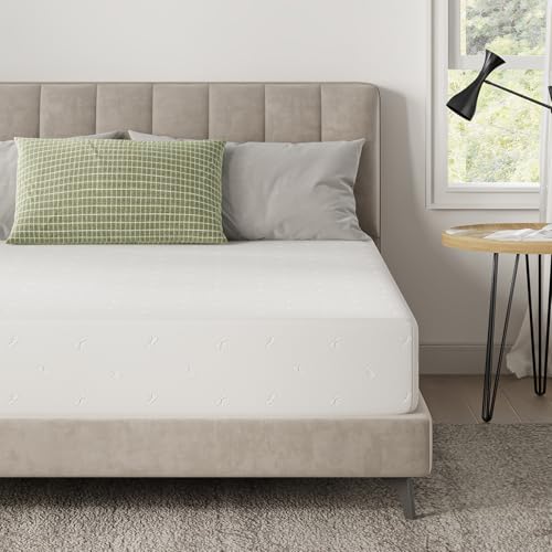Novilla Twin Mattress, 12 Inch Gel Memory Foam Mattress Twin in a Box, Bamboo Charcoal Foam & Breathable Soft Cover for Clean, Peaceful Sleep